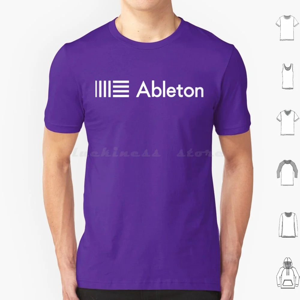 Ableton Live Logo Essential T Shirt Cotton Men Women DIY Print Ableton Live Logo Essential