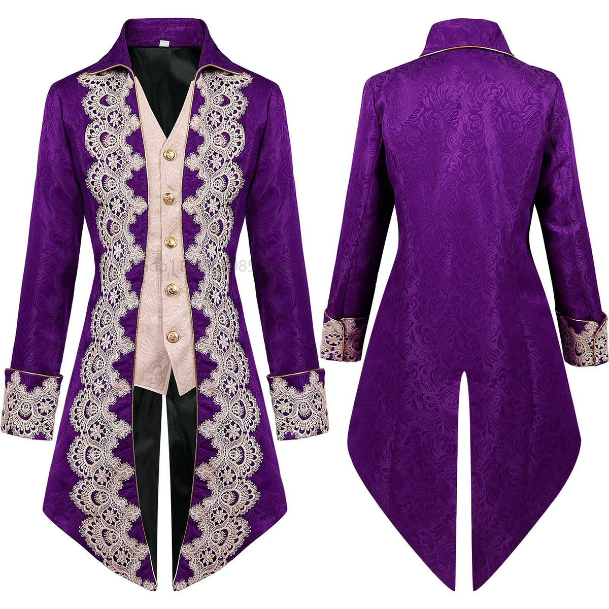 Veste de costume homme steampunk – Style victorien en velours