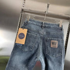Thick Jeans Men's Slim Fit Spring Autumn Winter Casual Long Pants