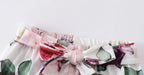Newborn Baby Girl Clothes Set Solid Knitting Long Sleeve Tops Floral Print Pants Headband 3Pcs Outfits Casual Infant Clothing