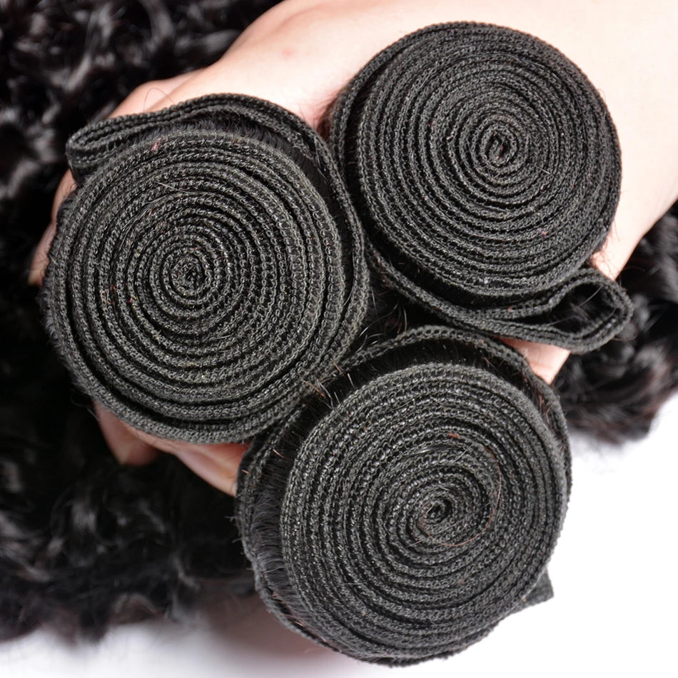 16A Indian Kinky Curly Hair Bundles 1/2/3 Bundles Deal Raw Unprocessed Human Hair Weave Tissage Cheveux Humain Hair Extensions