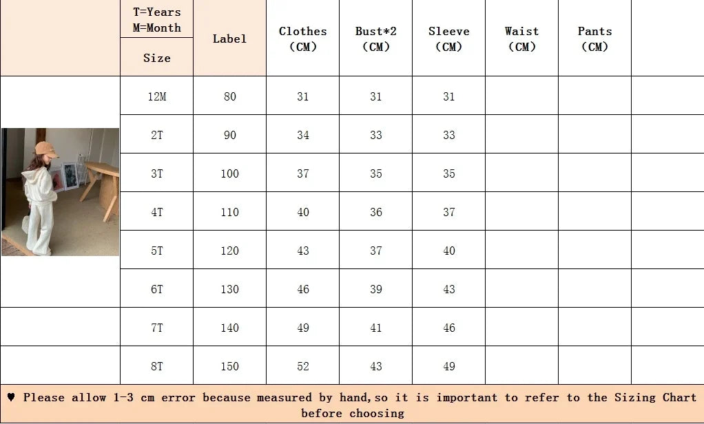 Children's Clothing Sets Woven Coat + Bell-bottom Pants 2pcs Toddler Girl Clothes Baby Girl Outfit Set Kids Boutique Clothes