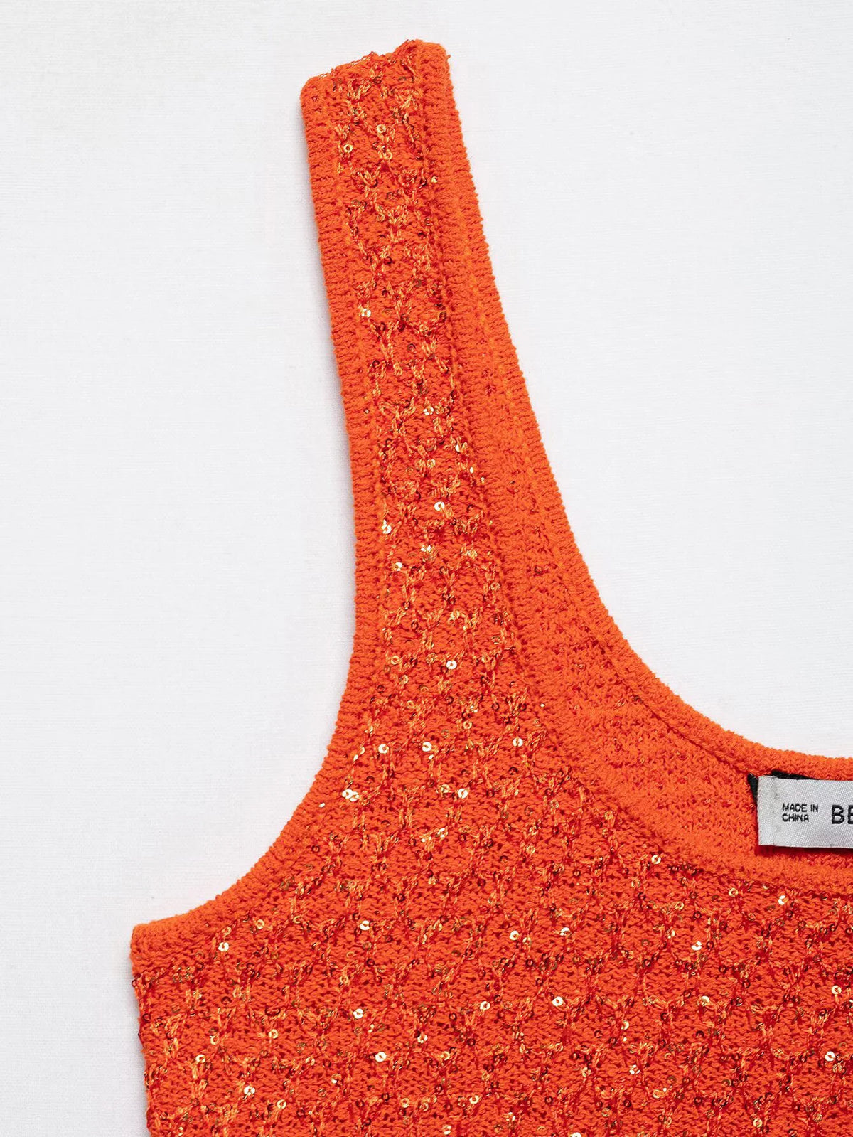Women's Clothing 2025 New Style European And American Fashion Simple Pearl Decoration Knitted Top Knitted Vest