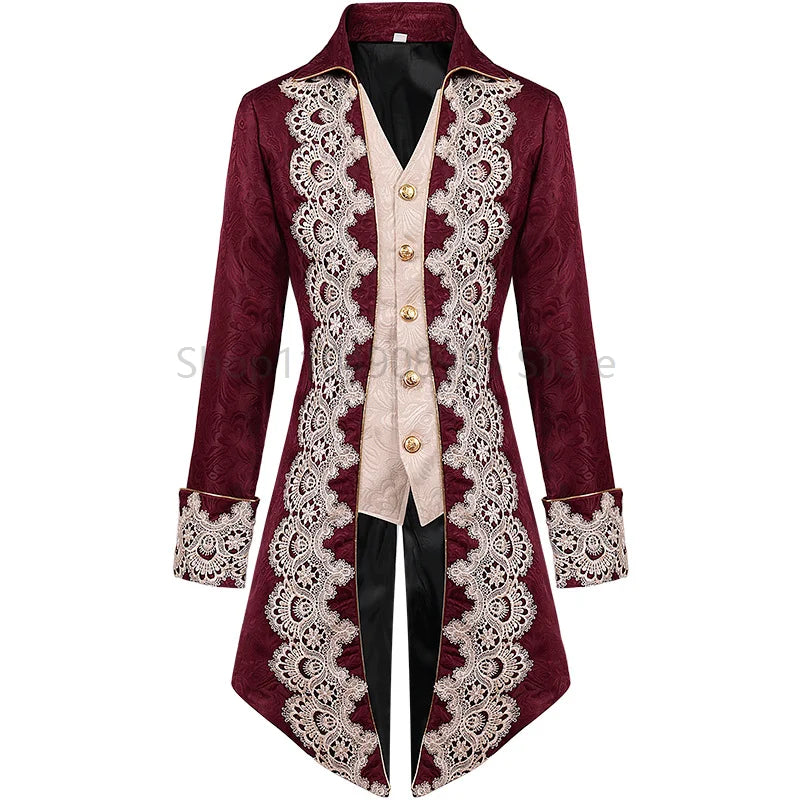 Veste de costume homme steampunk – Style victorien en velours