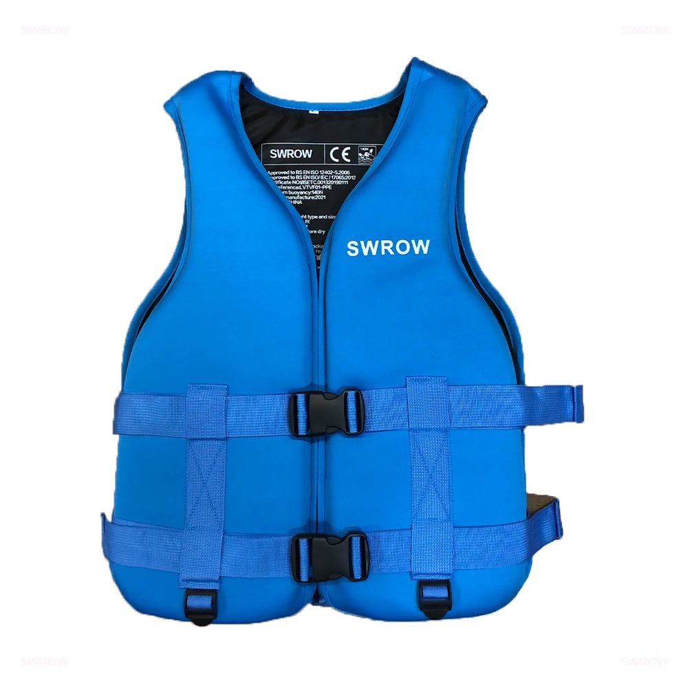 Gilet de Sauvetage Néoprène – Sport Nautique Bateau Kayak Adulte Enfant XS-2XL
