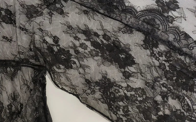 Kimono Dentelle Transparent Femme