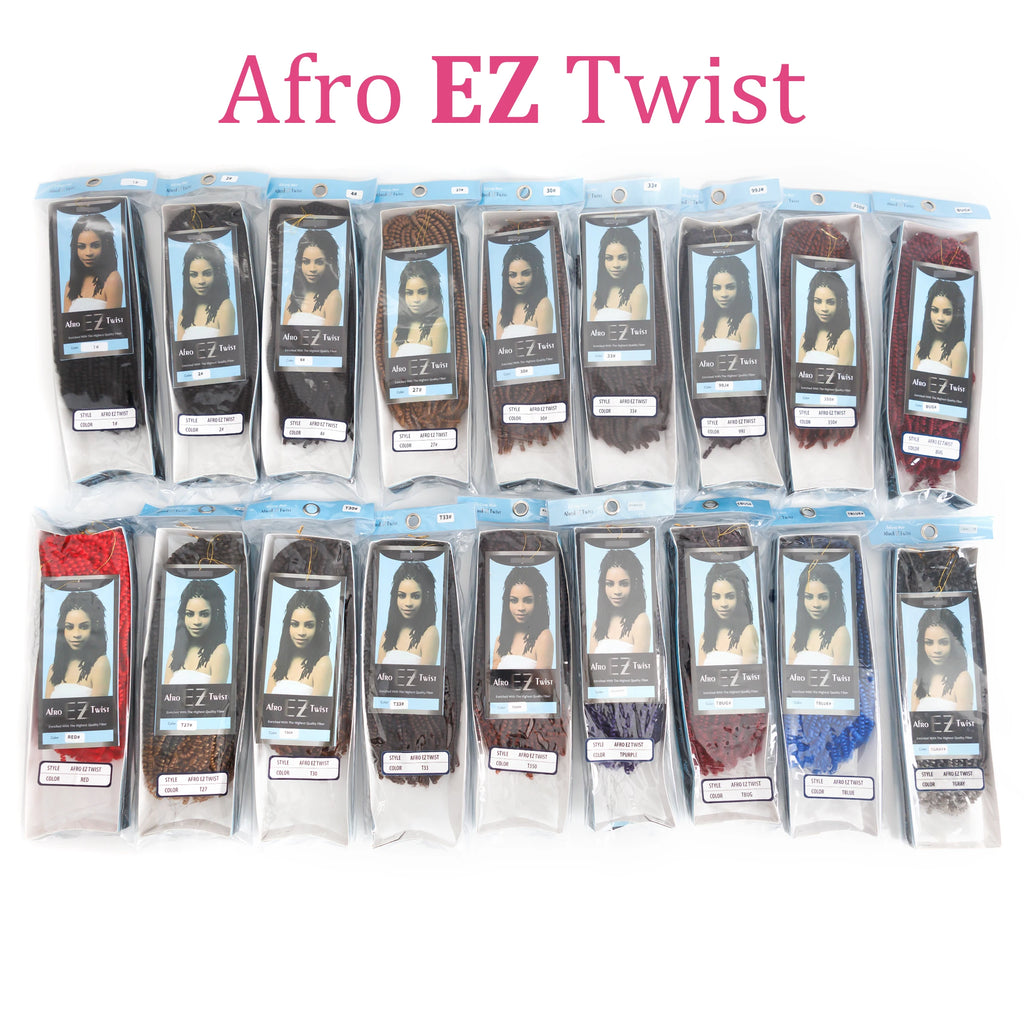 Latest and Hottest Wholesale Afro Twist Braiding Hair Spring Twists Hair Extensions Pre-curled for Short Kinky Twist Braids