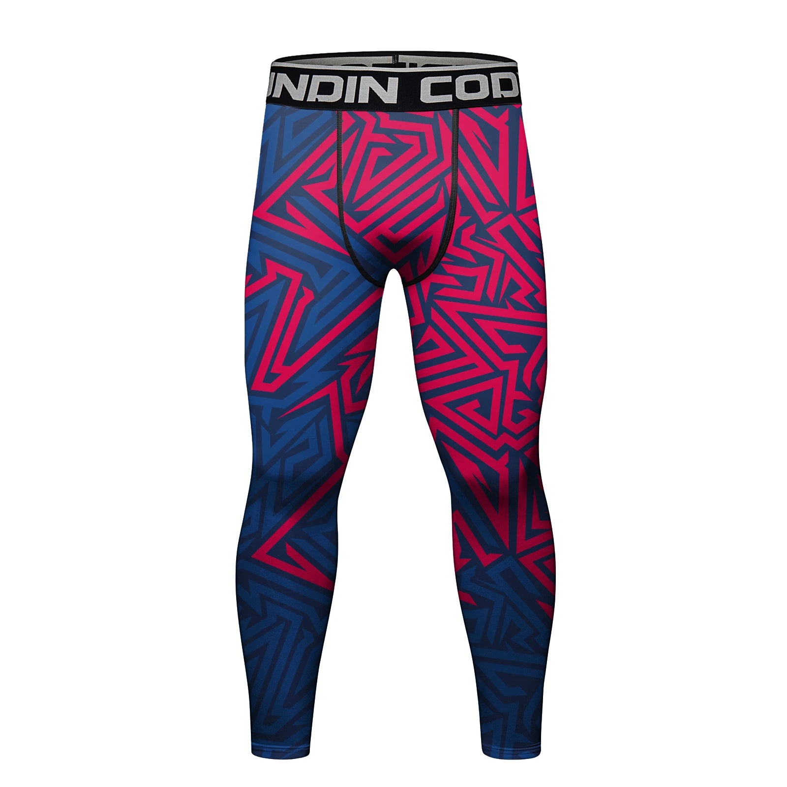 Legging Compression MMA Homme – BJJ Kickboxing Fitness Impression 3D