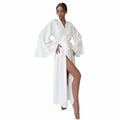 Robe longue femme d’hiver – Ceinture et manches longues