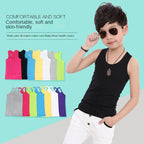 Kids Underwear Boys Vests Children Summer Vest Tops for Girls Solid