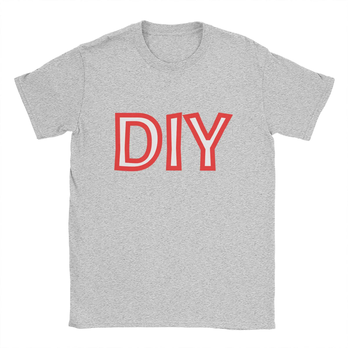 Men Women T-Shirts DIY Novelty Pure Cotton Tee Shirt Short Sleeve  T Shirts Round Collar Tops Plus Size Gift