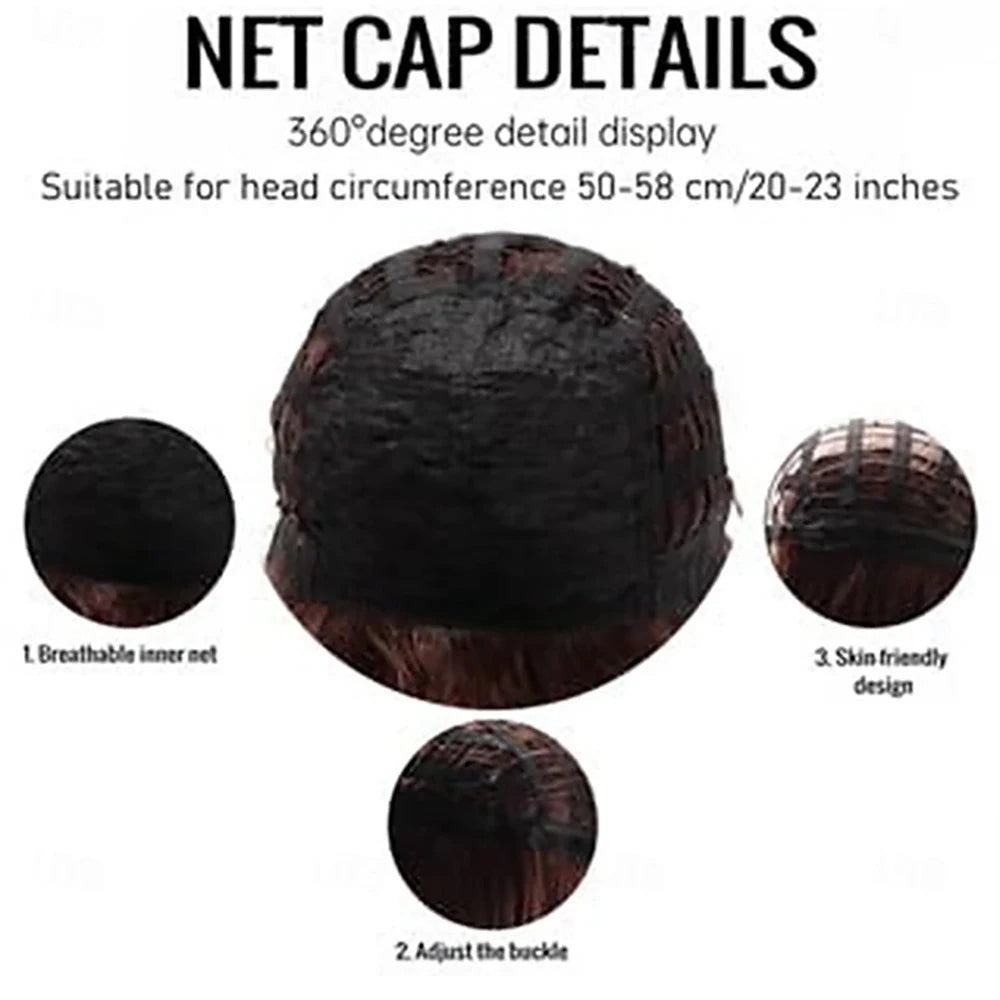HAIRJOY Synthetic Hair Blonde Wigs for Women Short Curly  Wigs for Black Women Hair Wigs for African American
