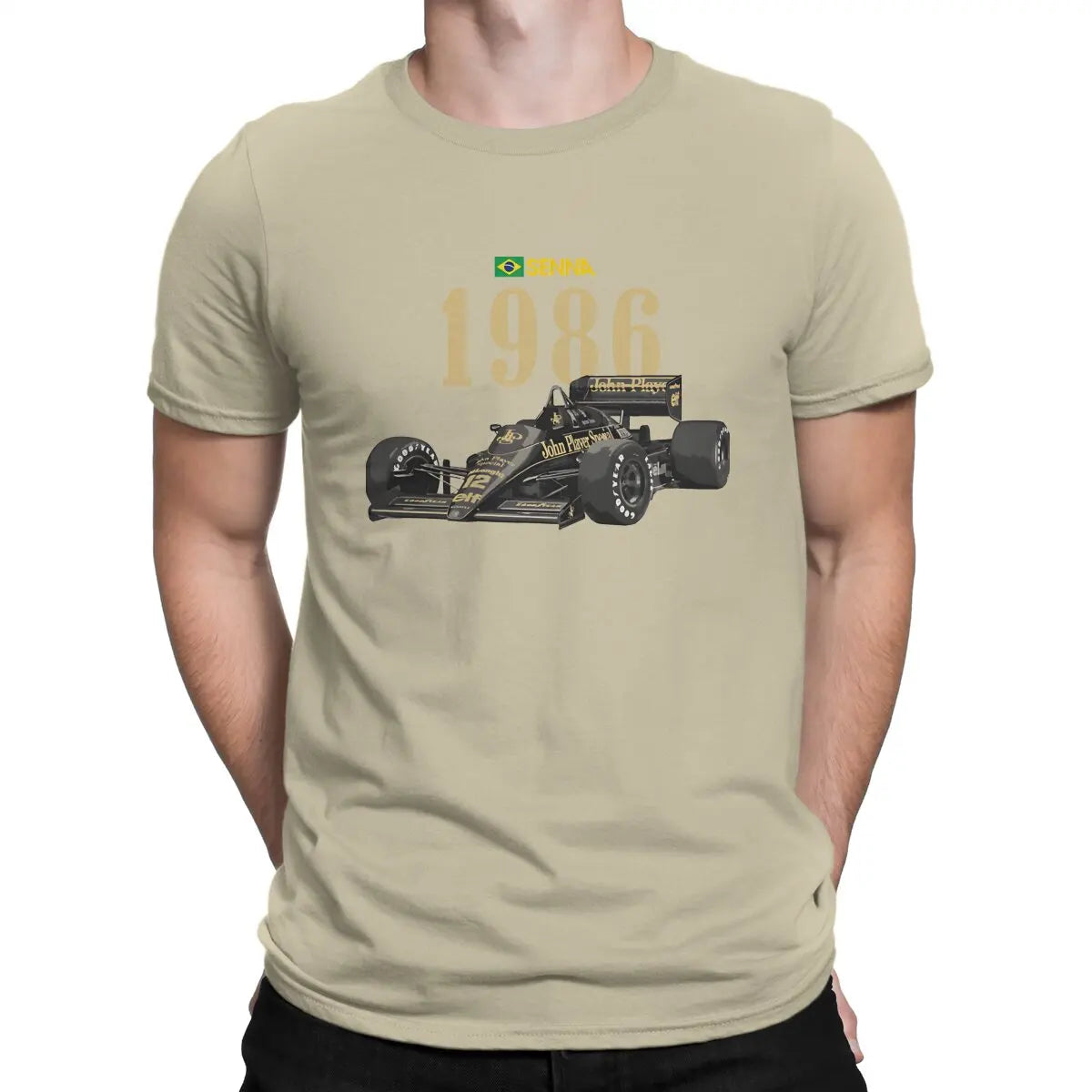 T-shirt Ayrton Senna homme – Streetwear motorsport en coton