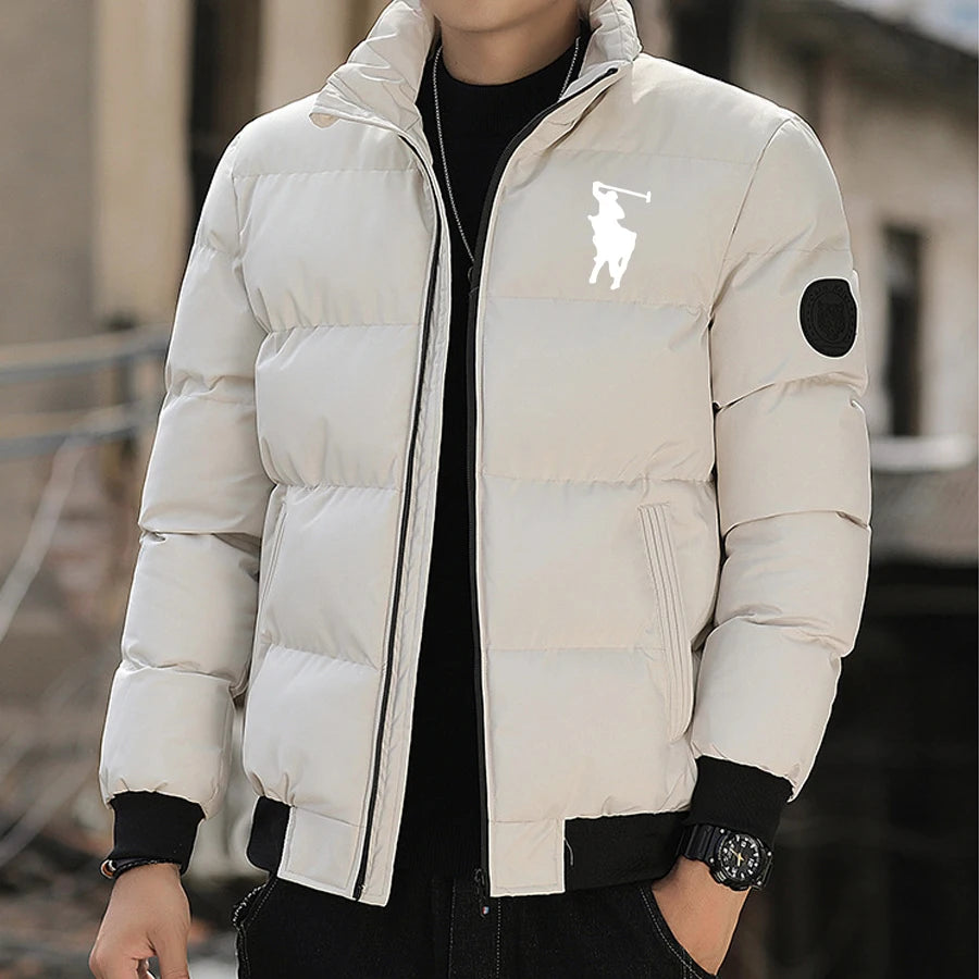 Veste homme épaisse – Fermeture zippée et doublure polyester
