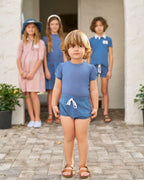 Vêtements enfant rose et bleu – Robes, polos et ensembles