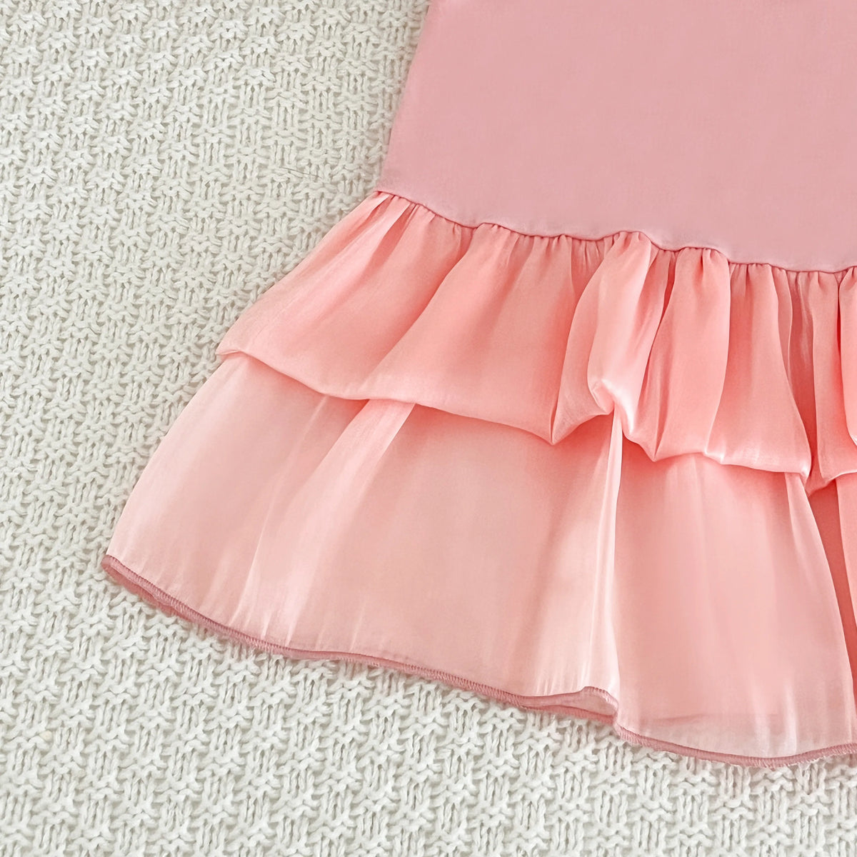 Kids Dresses for Girls Summer Casual Bow Print Vest Skirt  Children's Clothes Girl Clothes