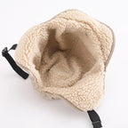 Winter Men Women Trapper Aviator Trooper Earflap Warm Waterproof Ski Down Hat Bomber Cap Ear Protectors Hats Reversible Wearable