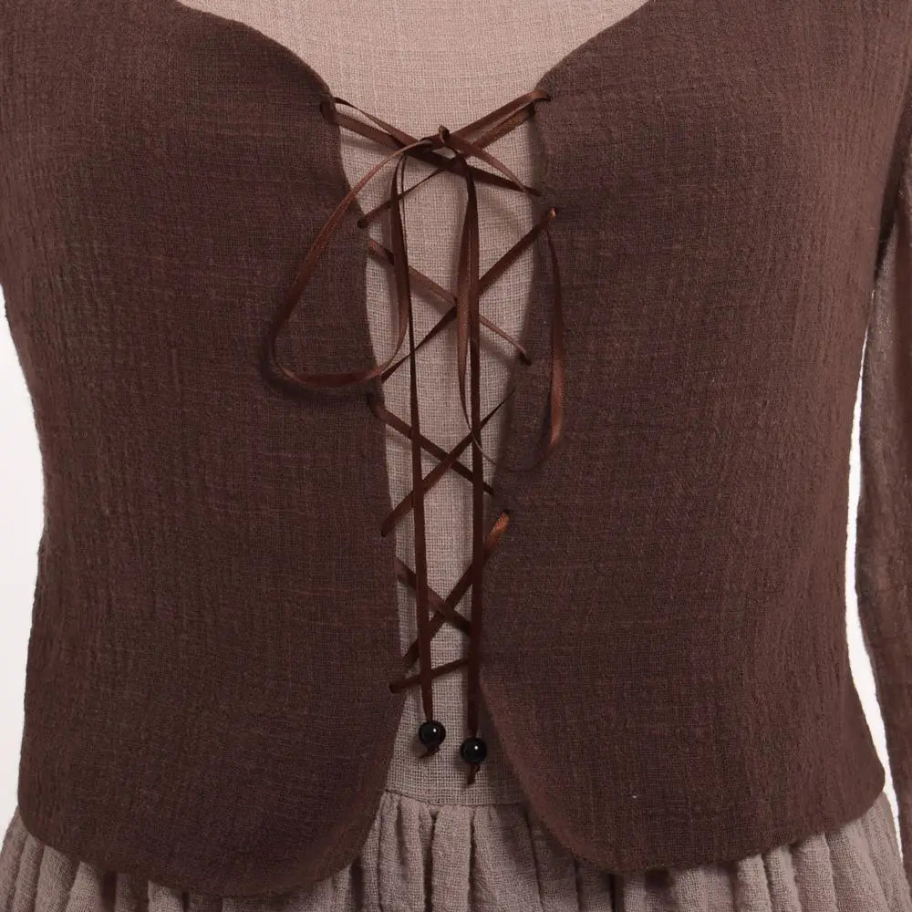 Robe Victorienne Vintage Manches Longues