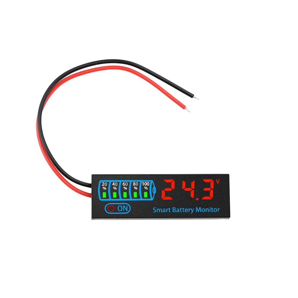 Indicateur de Charge Batterie LED DC 7-55V