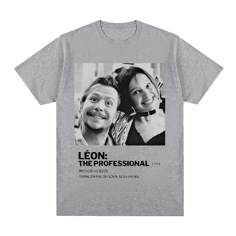 T-shirt Léon « The Professional » – Imprimé cinéma vintage