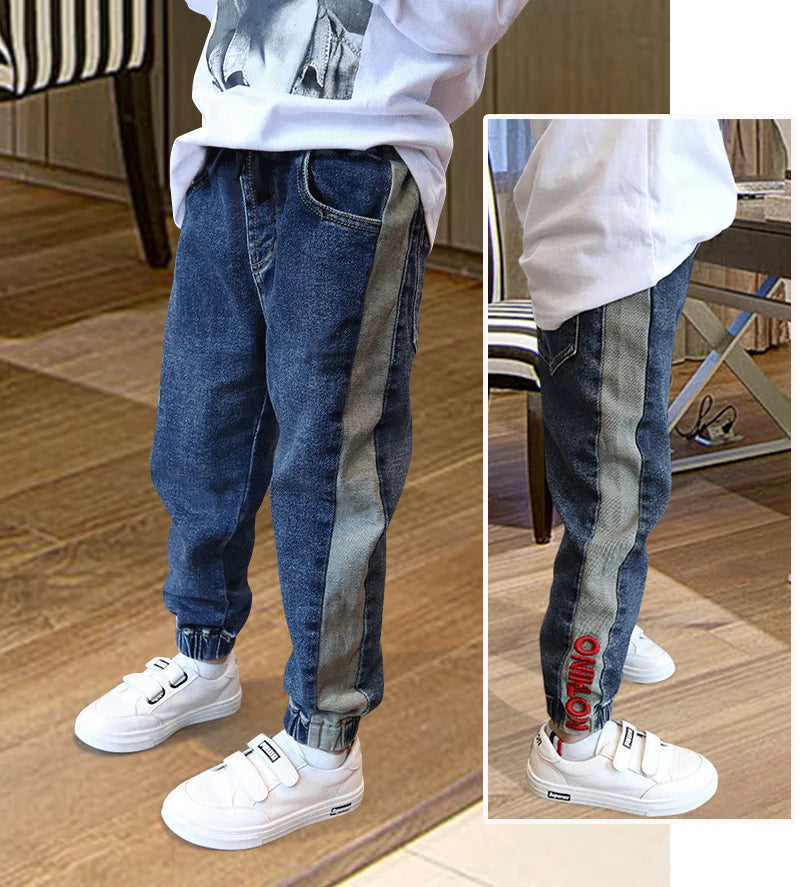 IENENS Kids Boys Clothes Jeans Pants Children Wears Denim Clothing Infant Baby Trousers Bottoms 4 5 6 7 8 9 10 11 Years