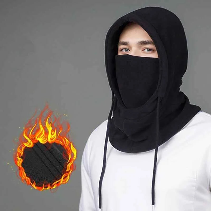 Winter Warm Hat With Mask And Neck Warmer Unisex Balaclava Hood