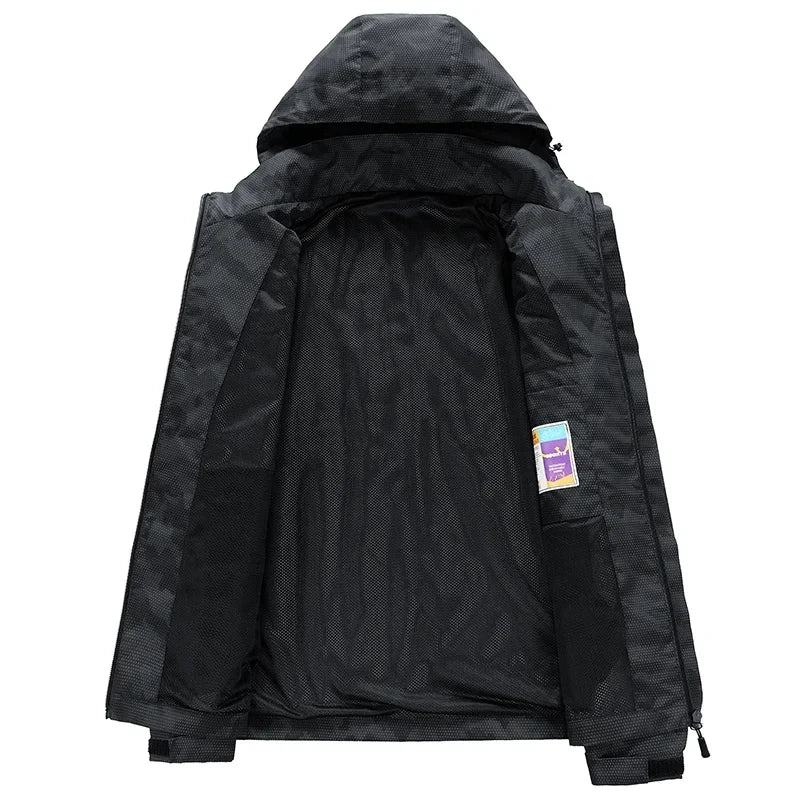 Coupe-Vent Homme À Capuche Imperméable – Camping Style Coréen Printemps Automne