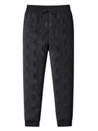 Thickened Lamb Velvet Men's Winter Outdoor Wear Windproof Coldproof Fleece Lined Trousers Large Size Warm Waterproof down Cot...