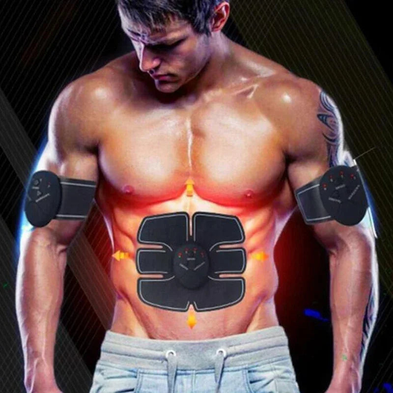 Stimulateur Musculaire EMS Sans Fil – Abdominaux Massage Corporel Certifié CE