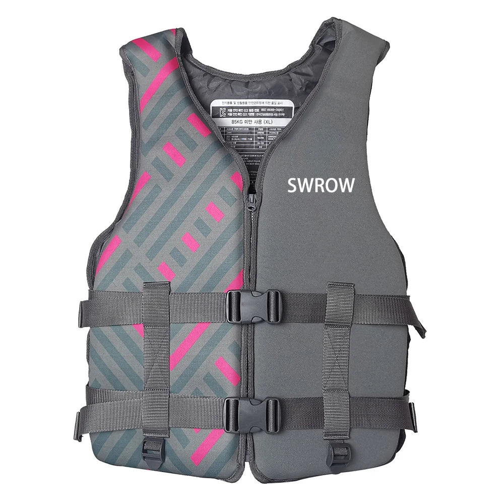 Gilet de Sauvetage Néoprène – Sport Nautique Bateau Kayak Adulte Enfant XS-2XL