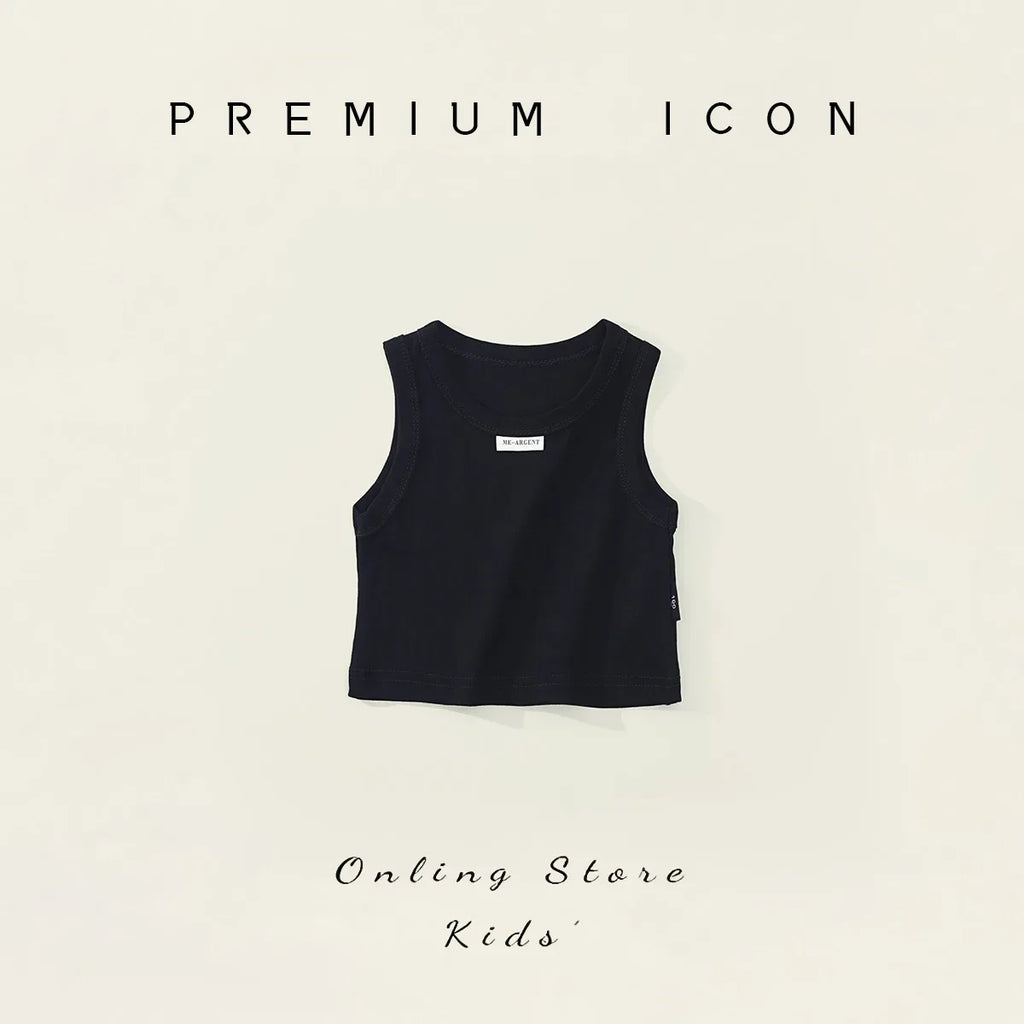 Kids Underwear Girls Tops Vests Children Summer Vest Tops for Boys Solid Tank Top Boy Clothes Cotton Tees Sleeveless 2 To 8Y