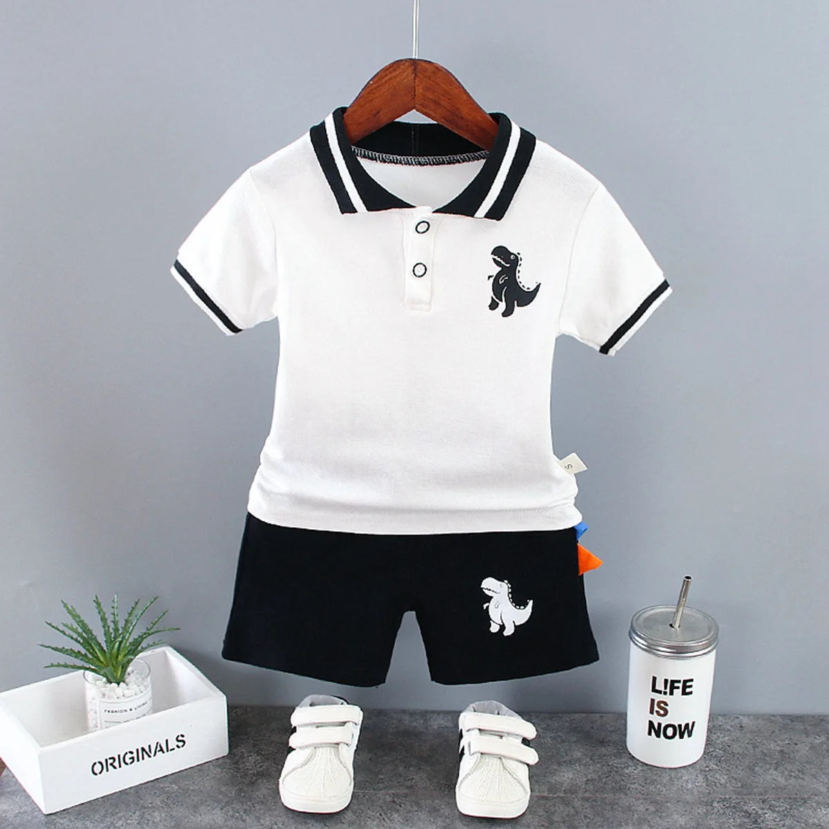 New Summer Baby Boys Clothes Children Cartoon T-Shirt Shorts 2Pcs/Set Kids Clothing Set Infant Casual Costume Toddler Tracksuits