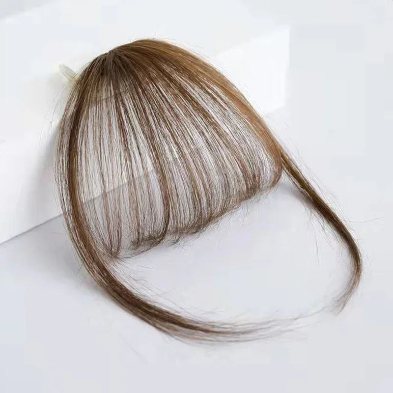 Fake Air Bangs Hair Clip-In Extension Synthetic Hair Fake Fringe Natural False Hairpiece Women Clip in Bangs Hair Styling Tools