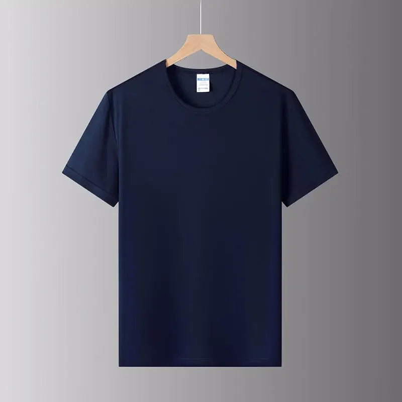 Custom Printed Quick-Drying T-shirts For Men And Women With Logo And Text Short-sleeved T-shirts Original Design Gift Tops 2025