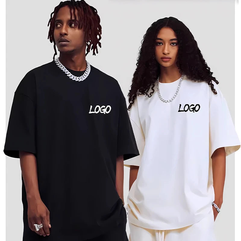 T-shirt imprimé unisexe Y2K – 100 % coton streetwear