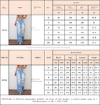 Jean large femme déchiré – Taille haute