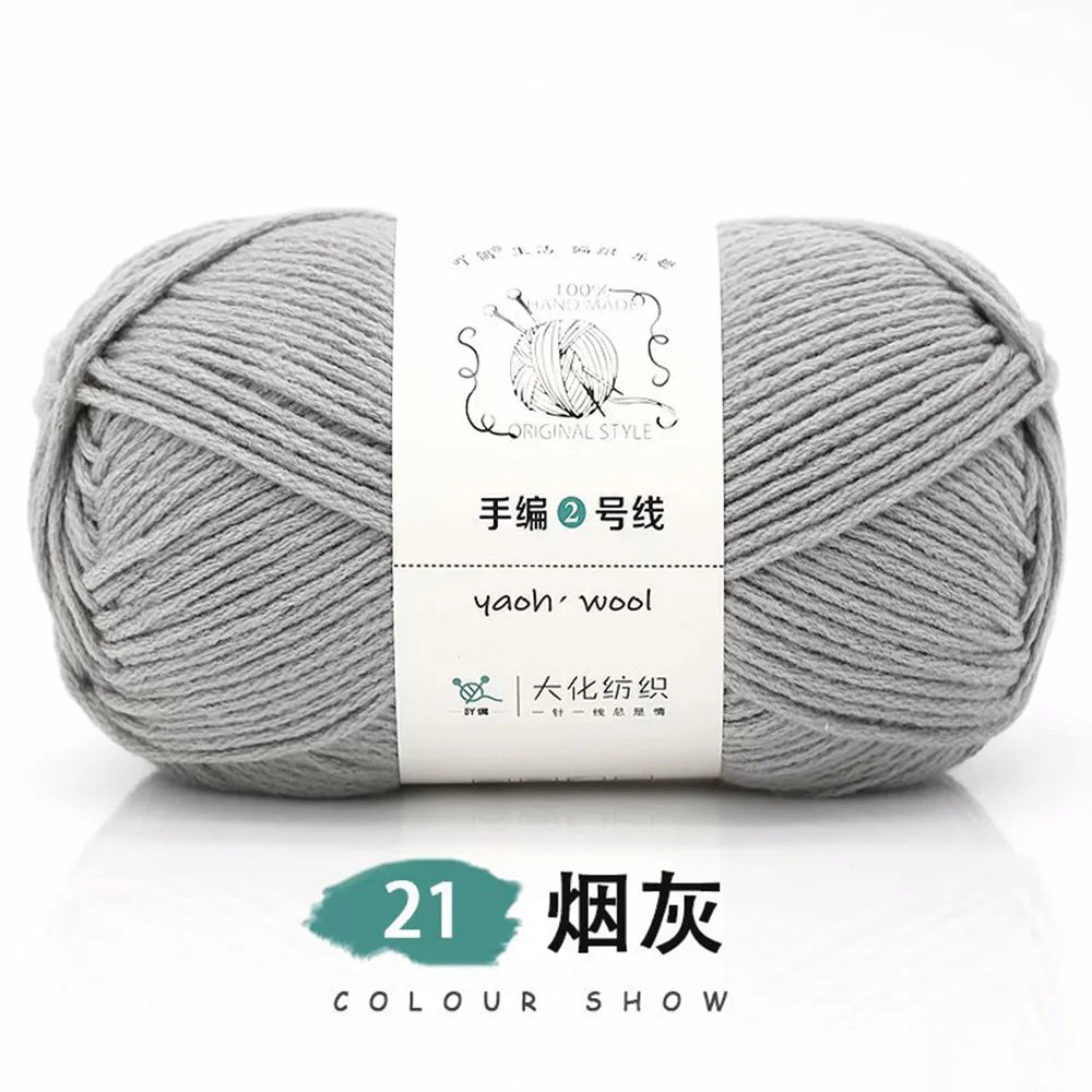 Pelote de laine soie et coton — Tricot, Crochet, Écharpe, Pull (100g)