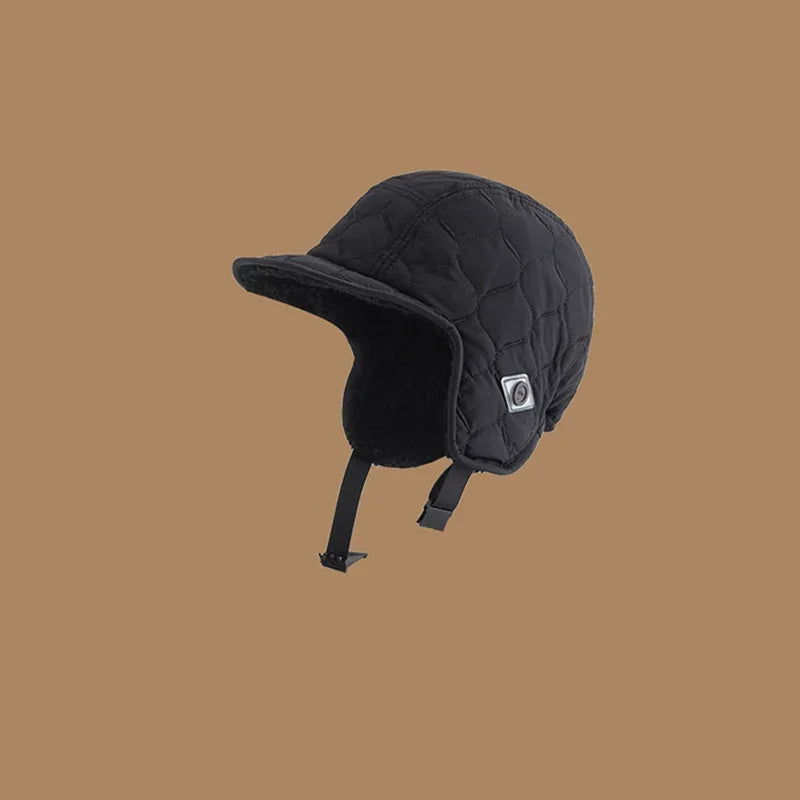 Winter Men Women Trapper Aviator Trooper Earflap Warm Waterproof Ski Down Hat Bomber Cap Ear Protectors Hats Reversible Wearable