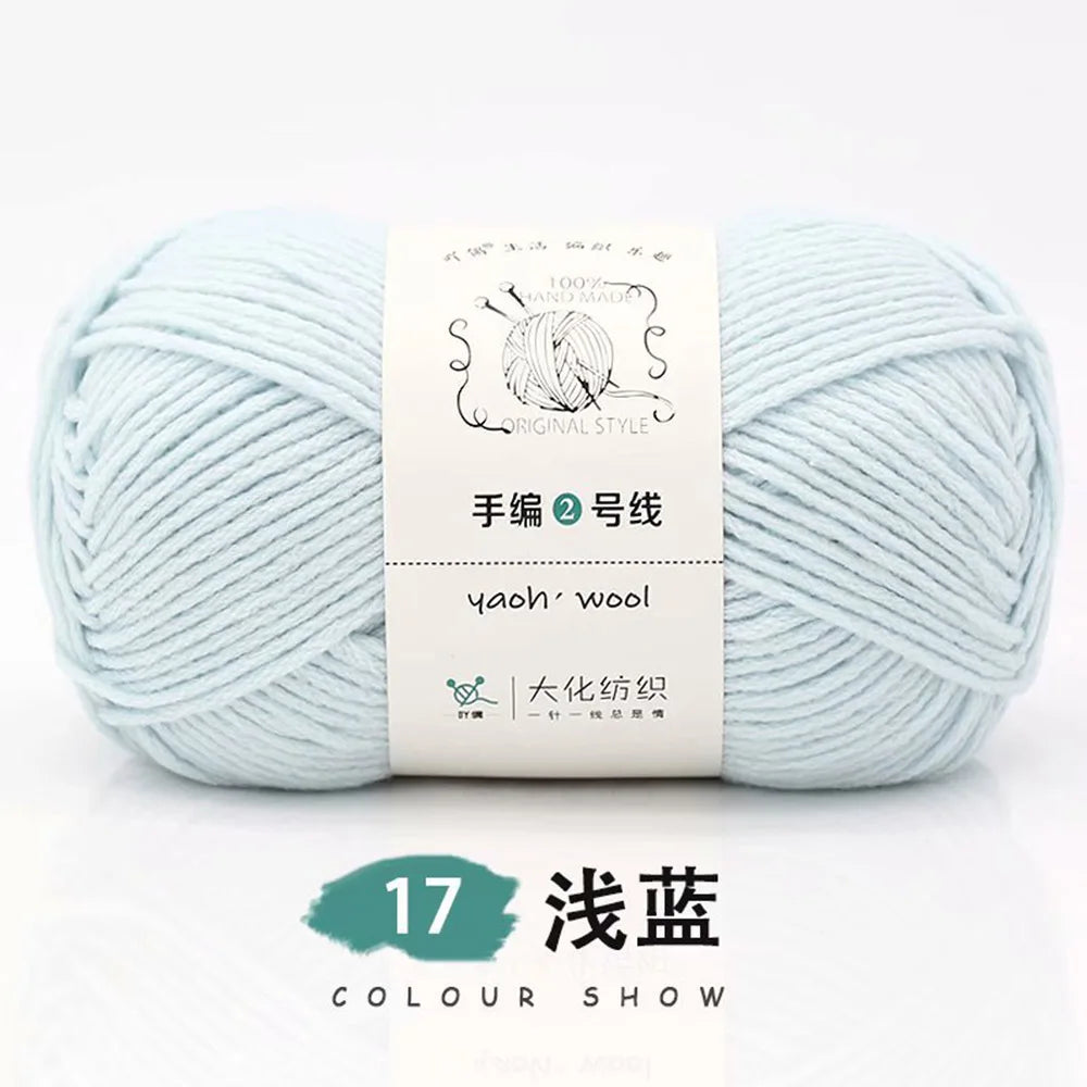Pelote de laine soie et coton — Tricot, Crochet, Écharpe, Pull (100g)