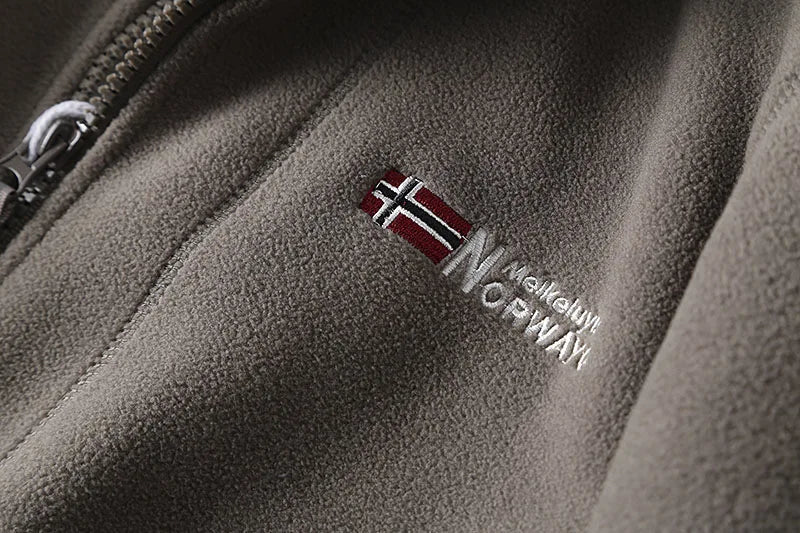 2025 New Winter Thicken Fleece Men Jacket Pockets Casual Polar Jackets Outdoor Cold-Proof Warm Overcoat Plus Size Outwear