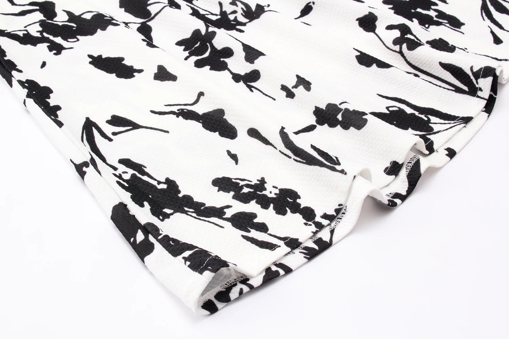 Women Dress Vintage Robe Audrey Hepburn Rockabilly Retro Sleeveless Print Party dresses Summer Vestidos