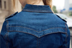 Robe-chemise en denim femme – Coupe ajustée et ceinture