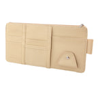Organisateur de pare-soleil voiture – Poches et rangement zippé