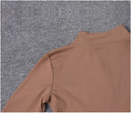 Veste zippée femme – Col montant et coupe ajustée