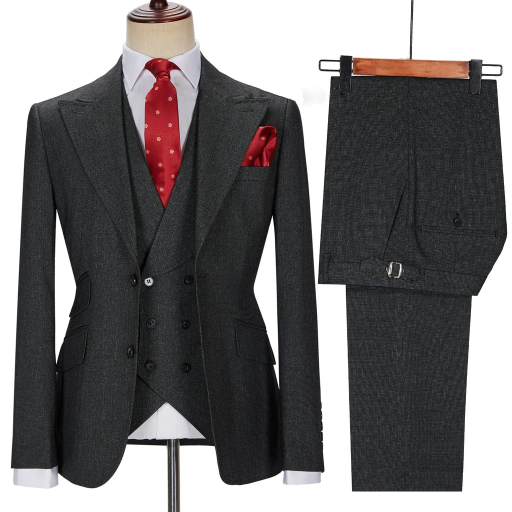 Costume homme – Ensemble veste, gilet et pantalon