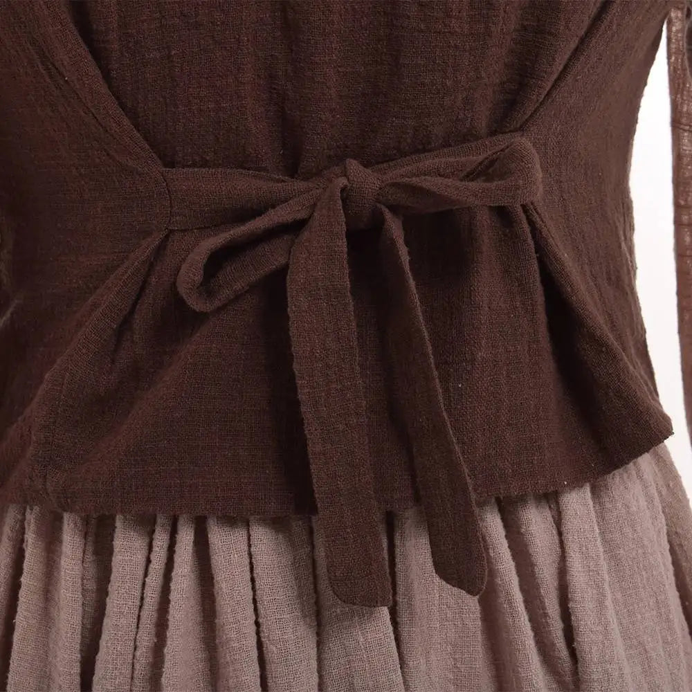 Robe Victorienne Vintage Manches Longues