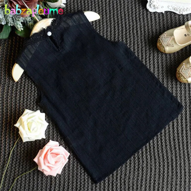 Kids Girl Clothes Set Infant Clothing Sleeveless Vest+Skirts 2Pcs Clothing Set Fashion Toddler Costume Children 0-7Year BC1383