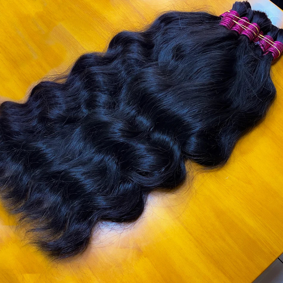 No Weft 100% Human Hair Bulk Extensions Raw Vietnamese Tissage Human Hair Bundles Braiding Extensiones De Cabello Cheveux Cabelo