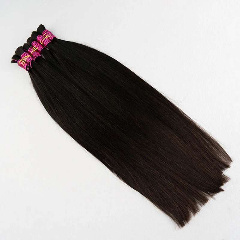 No Weft 100% Human Hair Bulk Extensions Raw Vietnamese Tissage Human Hair Bundles Braiding Extensiones De Cabello Cheveux Cabelo