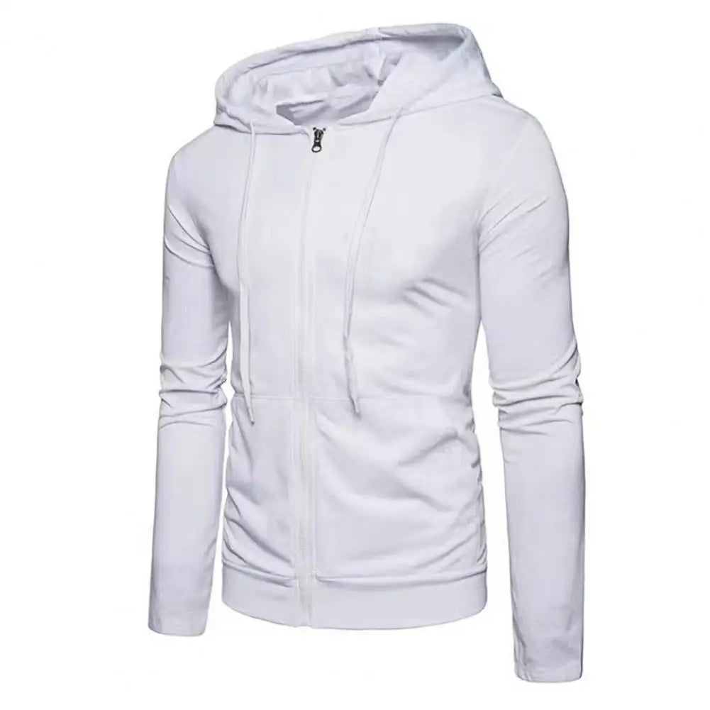 Sweat à Capuche Zippé Slim Homme